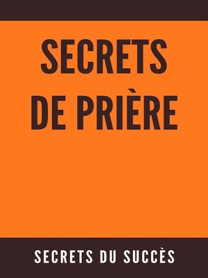 cover image of Secrets de Prière